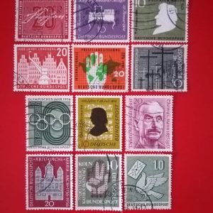 Germania 1956 - 12 serii intregi (Michel33euro)