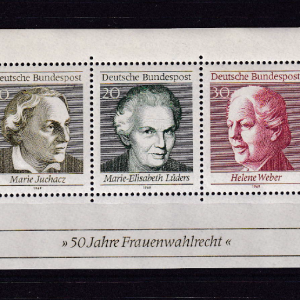 Germania 1969 - serie completa MNH in bloc