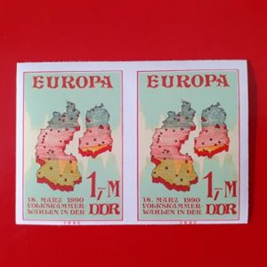 DDR 1990 - vigneta dubla MNH
