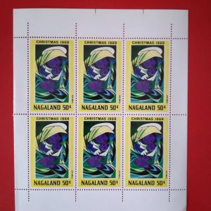 Nagaland (posta locala India) 1969 - bloc MNH