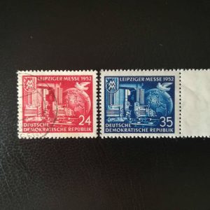 DDR 1952 - serie completa (Michel7,5euro)