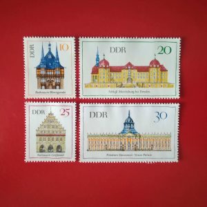 DDR 1968 - serie completa MNH - eroare incadrare tipar