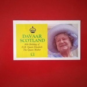 Davaar (posta locala Scotia) 1985 - colita MNH
