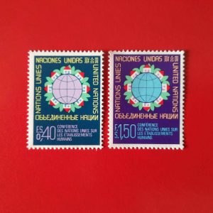 Natiunile Unite Geneva 1976 - serie completa MNH