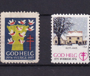 Suedia 1954/1975 - 2 vignete tematice