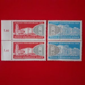 DDR 1960 - serie completa MNH x2 - perechi verticale