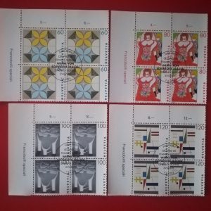 Elvetia 1993 - serie completa in blocuri de 4 (Michel16,8euro)