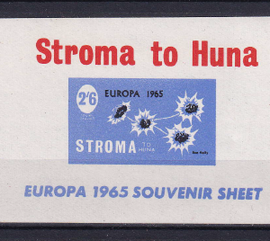 Stroma (posta locala Scotia) 1965 - colita MNH