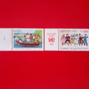 Natiunile Unite Geneva 1987 - serie completa MNH