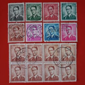 Belgia 1953 - serie completa + bloc de 8