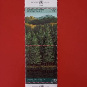 Natiunile Unite Geneva 1988 - serie completa - pereche verticala (Michel10euro)