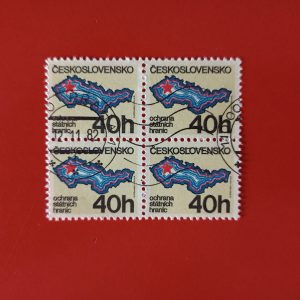 Cehoslovacia 1981 - serie intreaga in bloc de 4