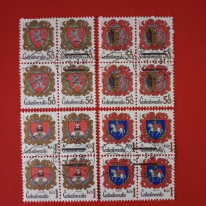 Cehoslovacia 1984 - serie completa in blocuri de 4