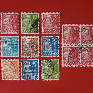 Danemarca 1937 - serie completa + bloc