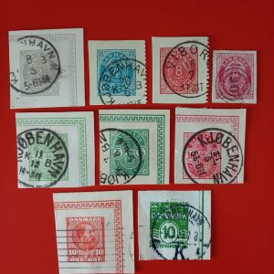 Danemarca 1870-1905 - lot marci fixe