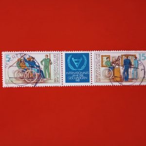 DDR 1981 - serie completa in straif cu vigneta