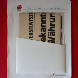 Germania 1961 - MF (reproducere dupa decretul planului Marshall + poster 1948)