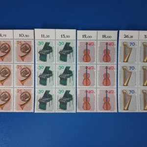 Germania 1973 - serie completa MNH in blocuri de 6