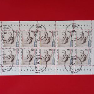 Germania 1997 - serie intreaga in bloc de 10 cu tabs - stampile prima zi