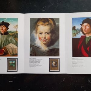 Liechtenstein 1985 - MF cu serie completa MNH + plic aniversar (format A5)