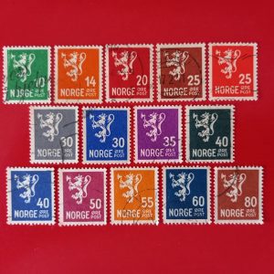 Norvegia 1937 - serie completa