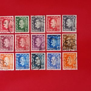 Norvegia 1950 - serie completa