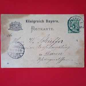 Bavaria 1895 - CP circulata