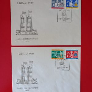 DDR 1960 - 2 FDC - set complet