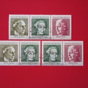 Germania 1969 - serie completa x2 (straif/perechi) - stampile prima zi