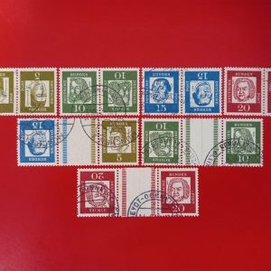 Germania 1961 - lot tete beche