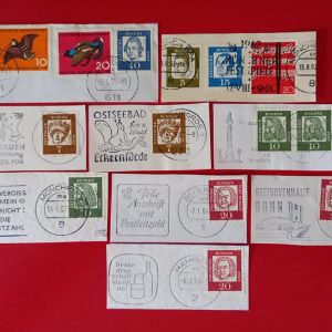 Germania 1962-1965 - lot 9 FP - stampile prima zi