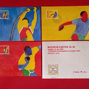 Liechtenstein 1984 - set 3 maxime filatelice