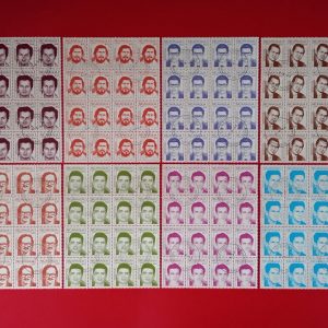 Nicaragua 1988 - serie completa in blocuri de 16 (Michel64euro)