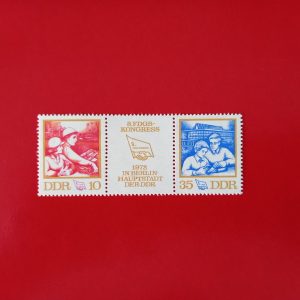 DDR 1972 - serie completa MNH in straif cu vigneta