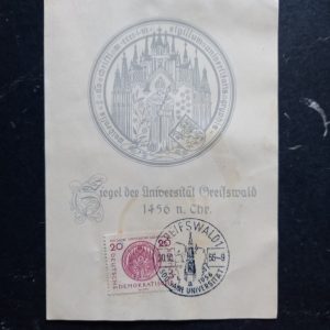 DDR 1956 - CP ilustrata necirculata