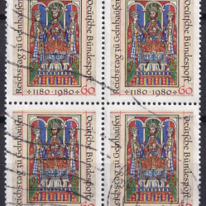 Germania 1980 - serie intreaga in bloc de 4