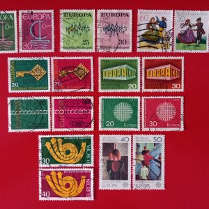 Germania CEPT 1966-1981 - 9 serii complete