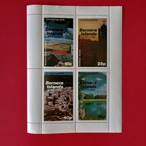 Insulele Bernera (posta locala Scotia) 1979 - serie completa MNH in bloc