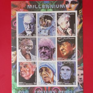 Somalia 2000 - serie completa MNH in bloc nedantelat