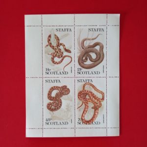 Staffa (posta locala Scotia) 1976 - serie completa MNH in bloc