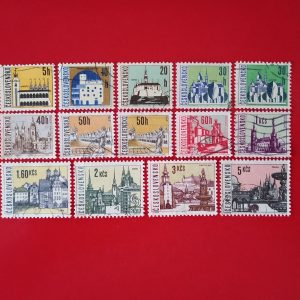 Cehoslovacia 1965 - serie completa + 2 dif. culoare