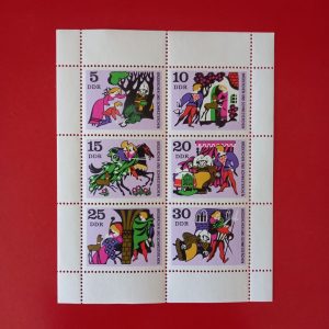 DDR 1970 - serie completa MNH in bloc