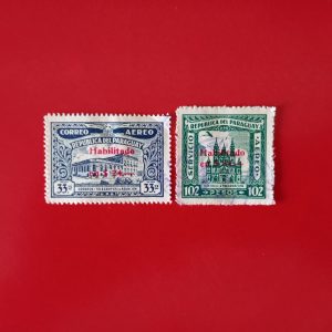 Paraguay 1937 - serie completa - supratipare