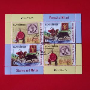 Romania 2022 - serie completa x2 in bloc cu tabs