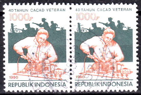 Indonezia 1990 - serie intreaga x2 - pereche