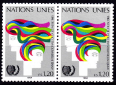 Natiunile Unite Geneva 1984 - serie intreaga MNH x2 - pereche