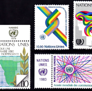 Natiunile Unite Geneva 1976-1986 - 7 serii intregi MNH