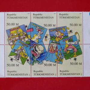 Turkmenistan 1999 - serie completa MNH in bloc