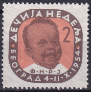Yugoslavia 1954 - serie intreaga MNH - fiscal