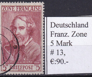 Germania 1945 - zona de ocupatie franceza (Michel90euro)